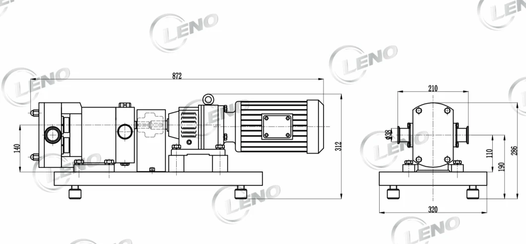 Sanitary Stainless Steel Positive Displacement Stainless Steel Portable LPG Transfer Pump