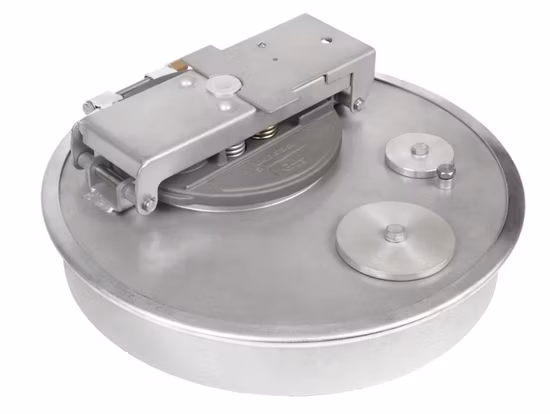 Tapa de registro de camión cisterna redondo de aluminio de 20" (C801A-560)