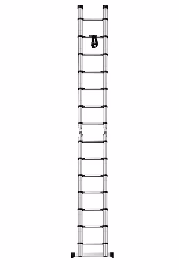Suministro de fábrica En131 Extensión plegable articulada Escalera de aluminio telescópica para el hogar