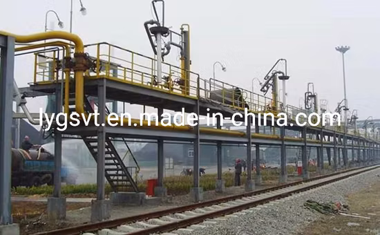 Brazo de carga superior para carga petroquímica de camiones cisterna