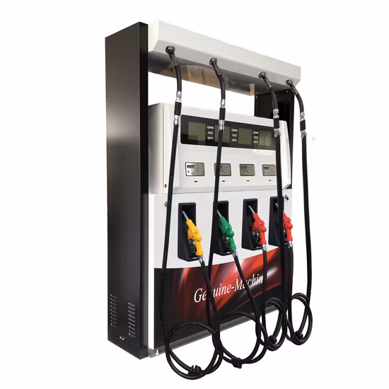 Dispensador de combustible de cuatro boquillas de dos productos de la serie B
